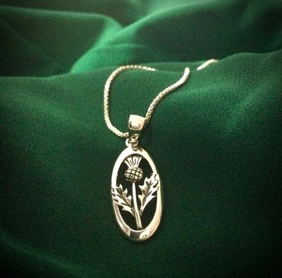 Celtic Scottish Thistle Pendant - McKenzie Celtic Scottish Thistle Pendant - McKenzie