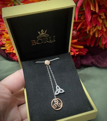 Trinity and Triskele Pendant