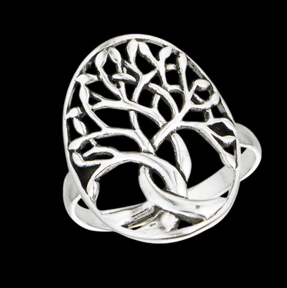 Tree of Life Silver Ring