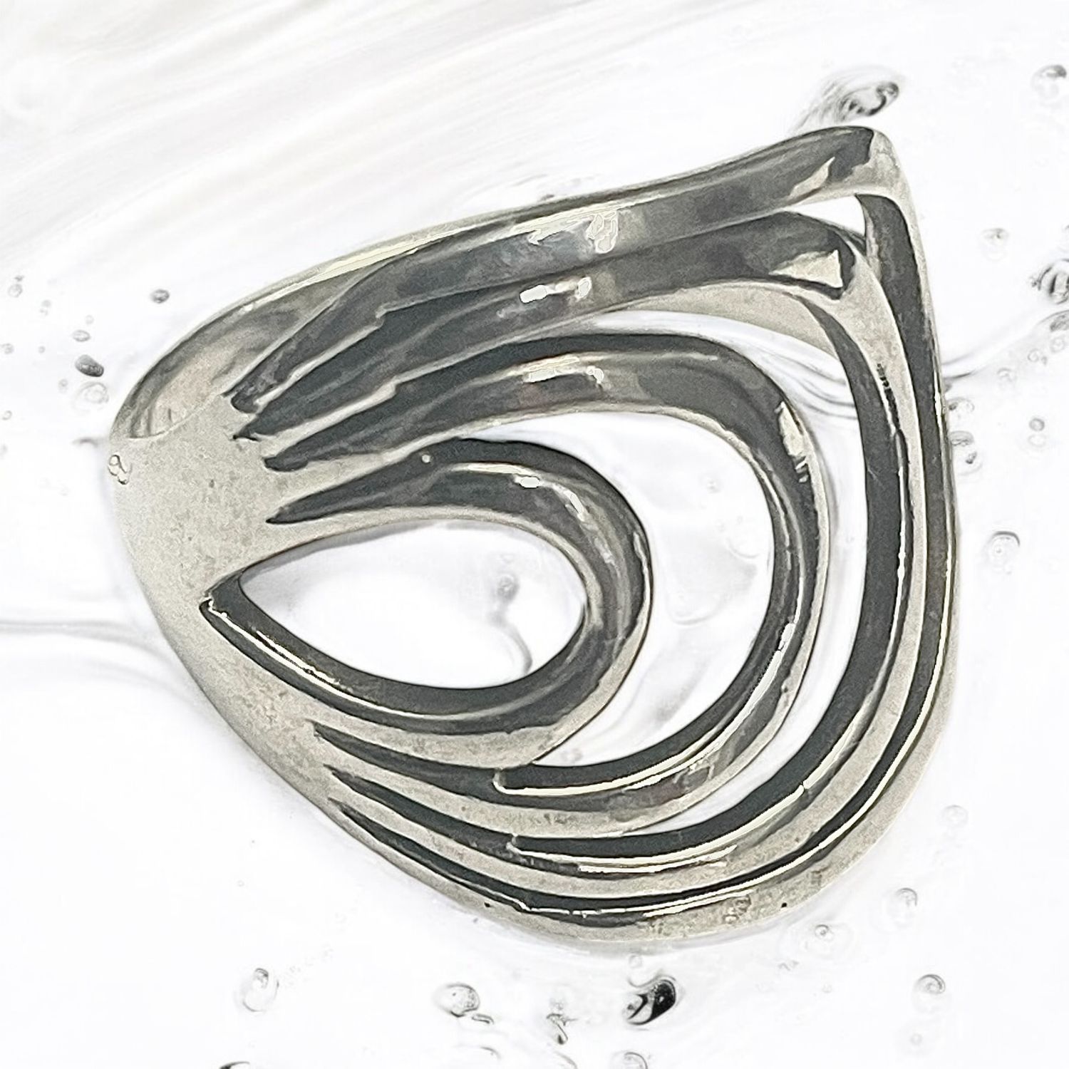 Multiple Loop Silver Ring